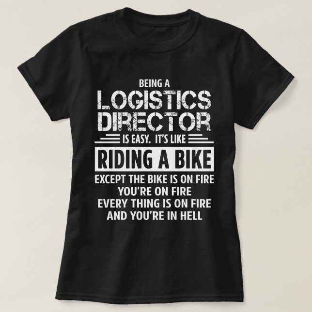T-shirt Directeur logistique (Design devant)