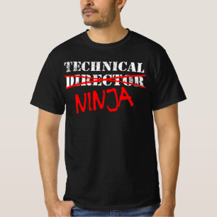 T-shirt Directeur technique Ninja Theater Backstage Crew