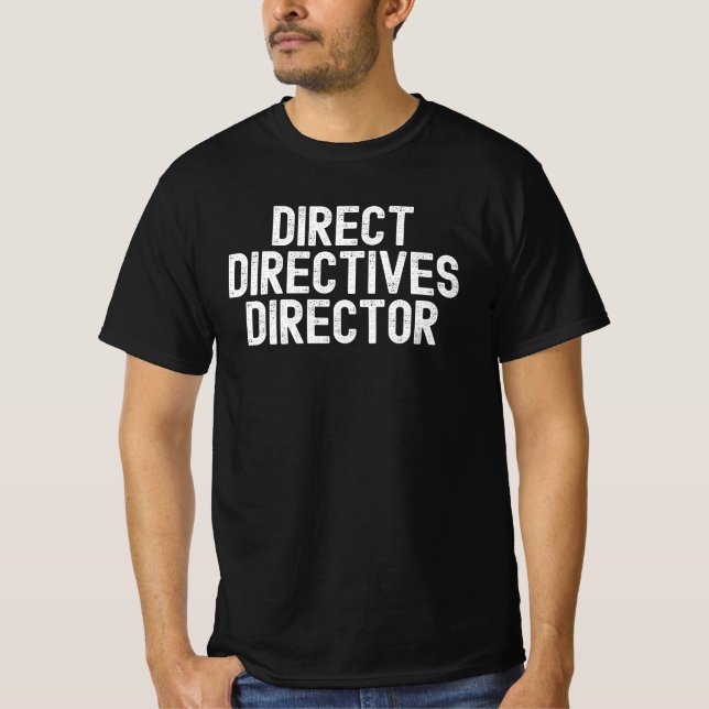 T-shirt Directeurs directs directeur drôle costume hallowe (Devant)
