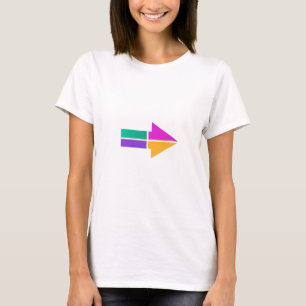 T-shirt Direction colorée magique de code vestimentaire de