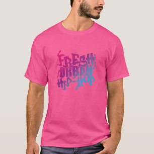 T-shirt Direction de musique hip hop urbaine fraîche cadea