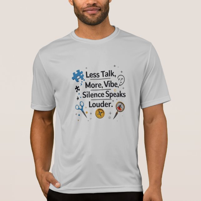 T-shirt Direction & Silence Design | Sport-Tek Competitor  (Devant)