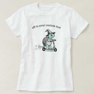 T-shirt Direction Votre Texte Personnalisé Drôle Tortue Tr
