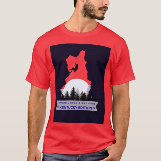 T-SHIRT DIRECTIONS AVENTUREUSES 2025 ÉDITION KENTUCKY (Devant)