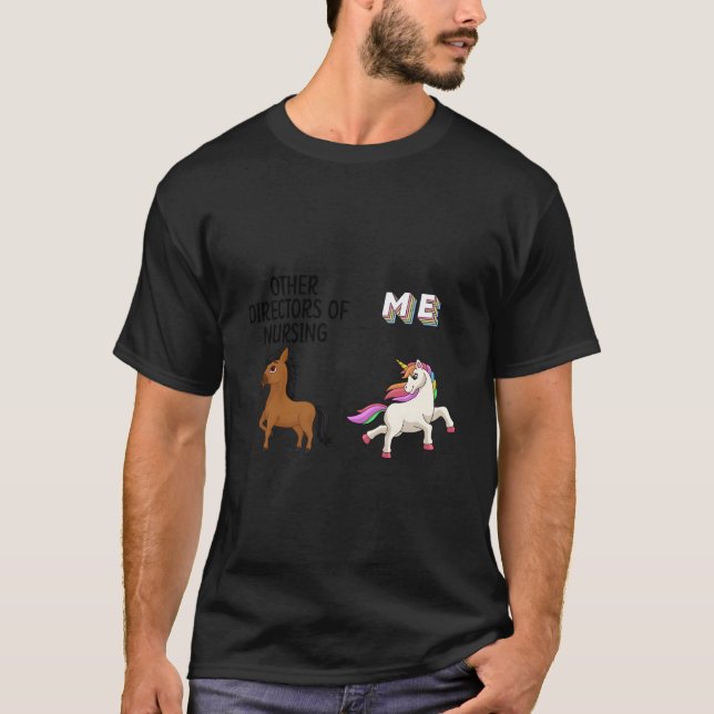 T-shirt Directrice de soins Directrice Licorne Infirmière  (Devant)