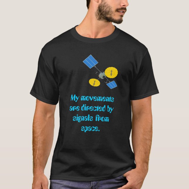 T-shirt Dirigé de l'espace (Devant)