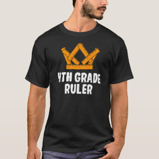 T-shirt Dirigeant de 4e année Quatrième élève de 4e année