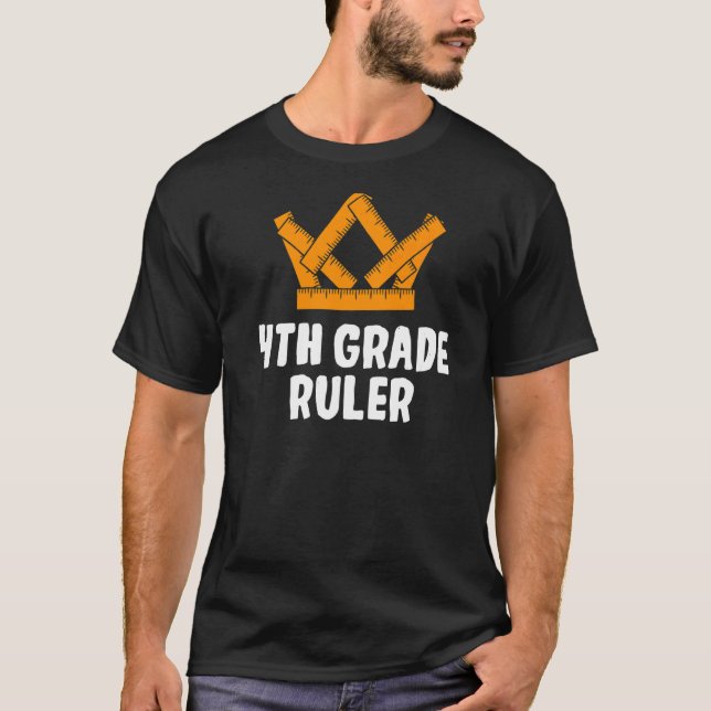 T-shirt Dirigeant de 4e année Quatrième élève de 4e année  (Devant)