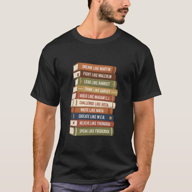 T-shirt Dirigeants noirs Enseignants afro-américains Éduca (Devant)