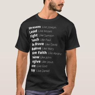 T-shirt Diriger Comme Moïse Pardonner Comme Jésus Aimer Co