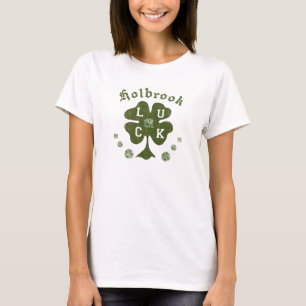 T-shirt d'Irlandais de Holbrook le Massachusetts