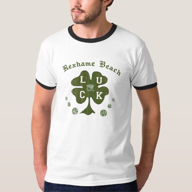 T-shirt d'Irlandais de Marshfield de plage de (Devant)