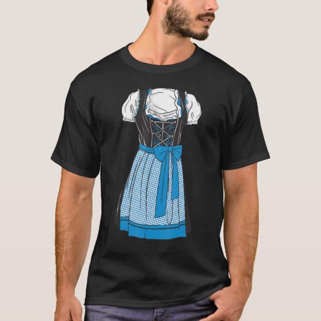T-shirt Dirndl de remplacement de la souris Volksfest (Devant)