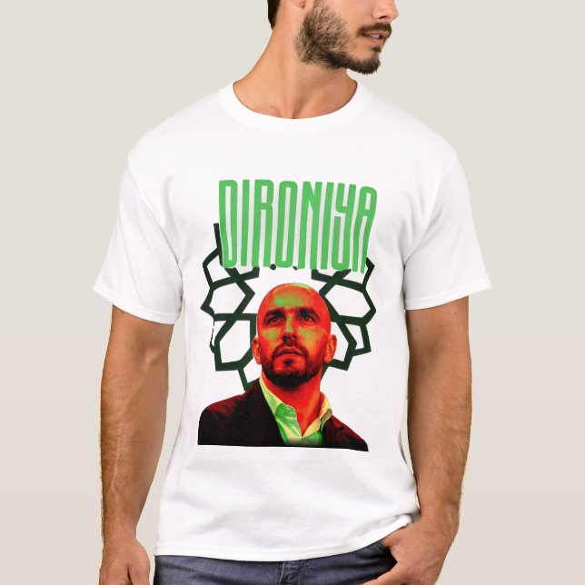 T-shirt « Diro Niya » de Walid Regragui – Maroc (Devant)