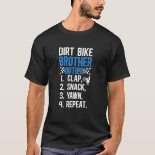 T-shirt Dirt Bike Brother Fonctionne Frère D'Un Dirt Biker