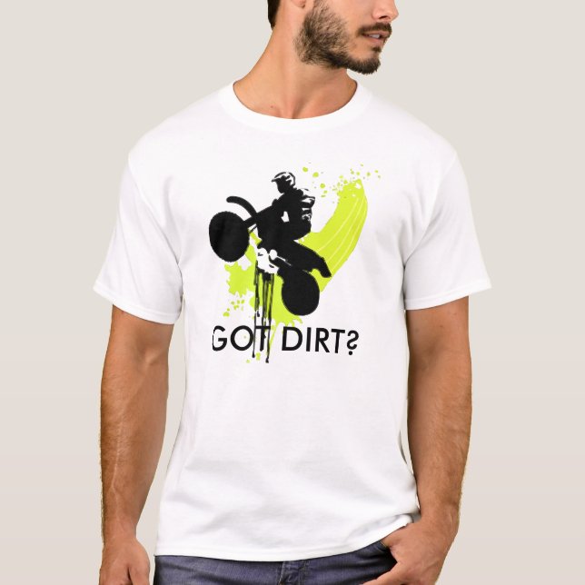 T-shirt dirt_bike_jump_1, OBTENU LA SALETÉ ? (Devant)