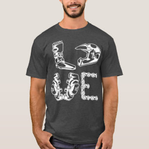 T-shirt Dirt Bike Love Motocross Motocross Dirt
