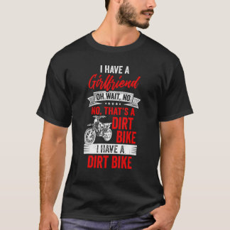 T-shirt Dirt Bike Motocross MX Rider Girfriend Off Road R
