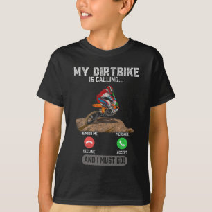 T-shirt Dirt Bike Motocross Racing Motorbike
