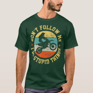 T-shirt Dirt Bike Motocross Retro Vintage