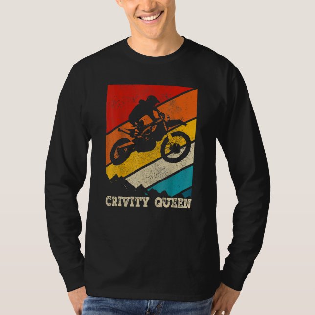 T-shirt Dirt Bike Rider Gravity Check Motocross Gravity Qu (Devant)
