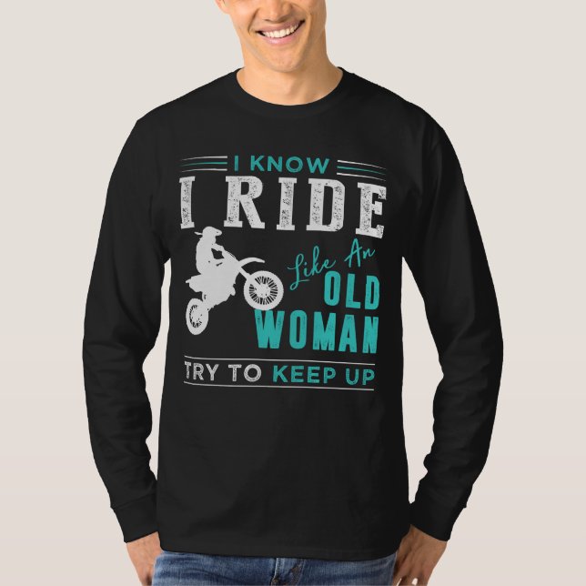 T-shirt Dirt Diva sans peur : Continuez avec mon Hilariabl (Devant)