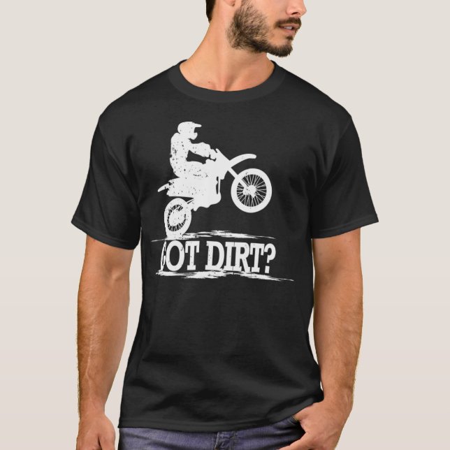 T-Shirt Dirt Motocross Hors Route (Devant)