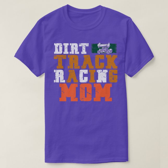 T-shirt Dirt Track Racing Course Grand-mère Maman Mère Dir (Design devant)