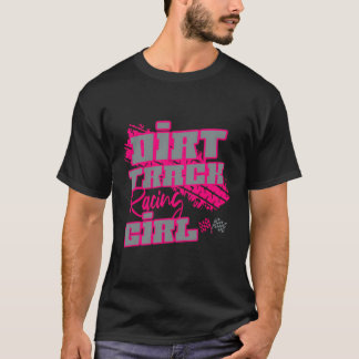 T-shirt Dirt Track Racing Girl Sprint Car Racing