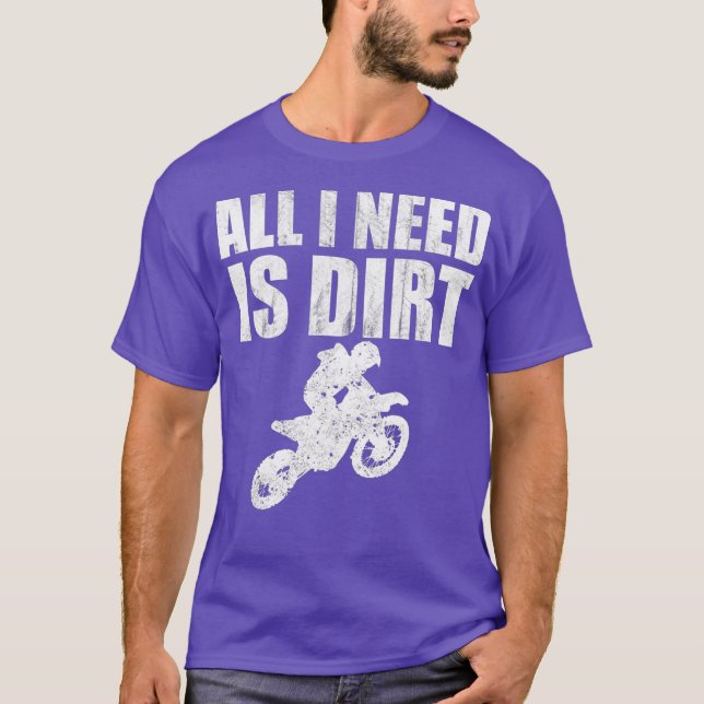 T-shirt Dirt Vélo équitation MX Motocross Supercross (Devant)