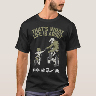 T-shirt Dirt Vélo Motocross pour Homme Fête des pères