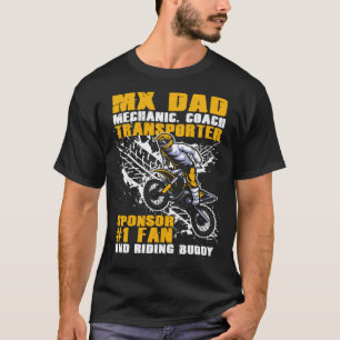 T-shirt Dirt Vélo Papa Graphic Plus Taille équitation Moto