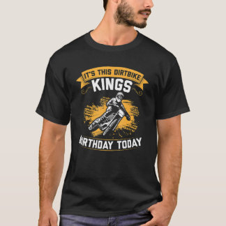 T-shirt Dirtbike Anniversaire Graphisme Garçons Hommes Enf