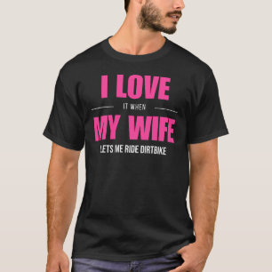 T-shirt Dirtbike Love Tee - Kick up Love and Laughter with