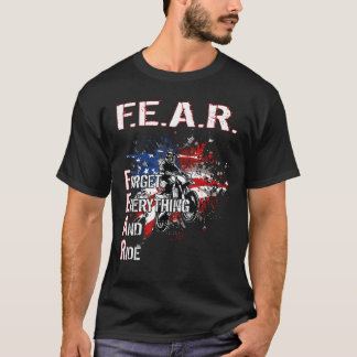 T-shirt Dirtbike Motocross Oubliez tout et montez MX U