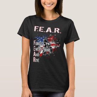 T-shirt Dirtbike Motocross Oubliez tout et montez MX U
