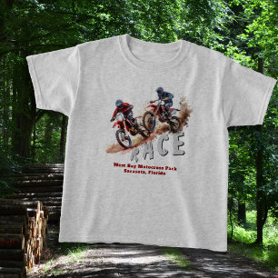 T-shirt Dirtbike Racing Motocross Boys personnalisé