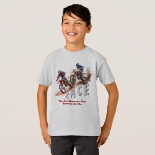 T-shirt Dirtbike Racing Motocross Boys personnalisé