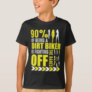 T-shirt Dirty Bike Joke Funny Motocross Biker Poser