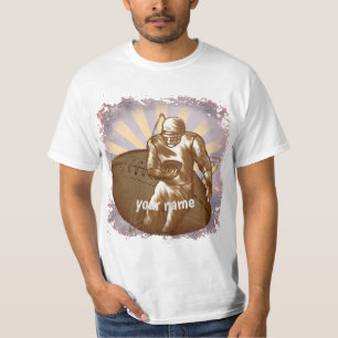 T-shirt Dirty Football Player