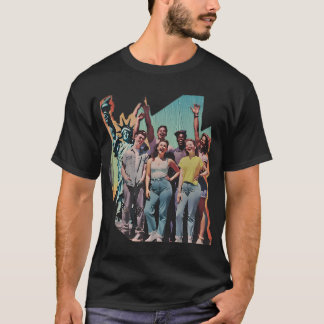T-shirt Dis bonjour USA