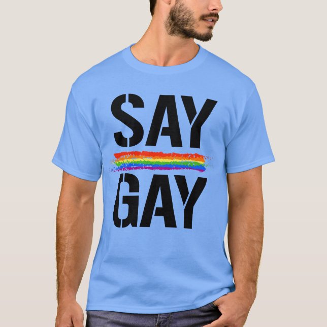 T-shirt Dis Gay (Devant)