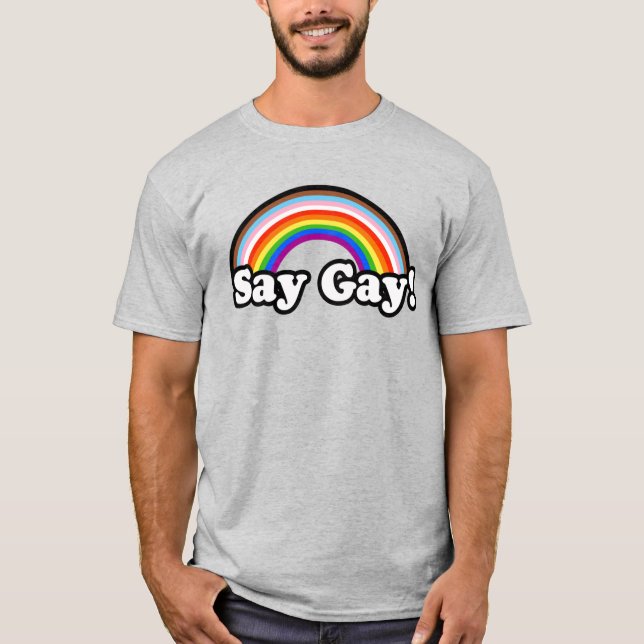 T-shirt Dis Gay (Devant)