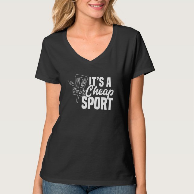 T-shirt Disc Golf C'Est Un Sport Frisbee Frolf Disc Gol (Devant)