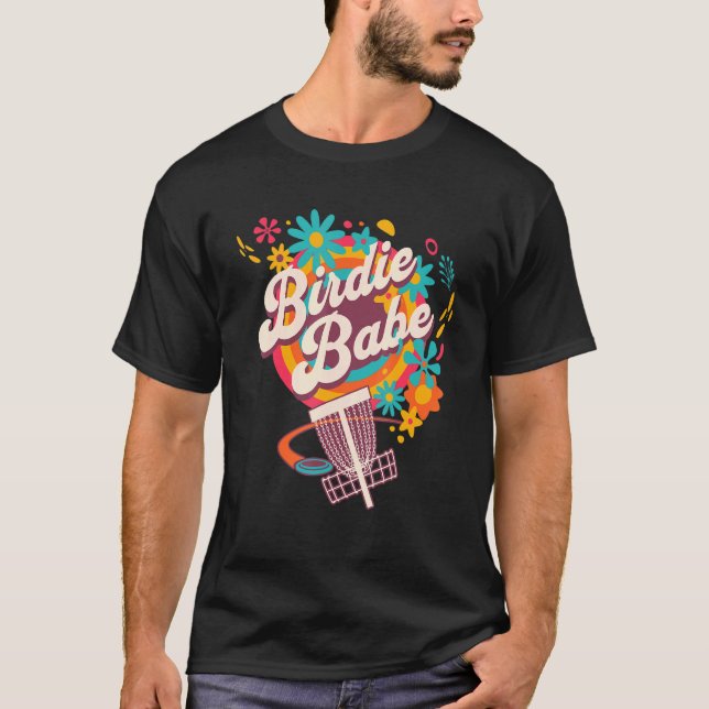 T-shirt Disc Golf   Cute Birdie Babe I (Devant)