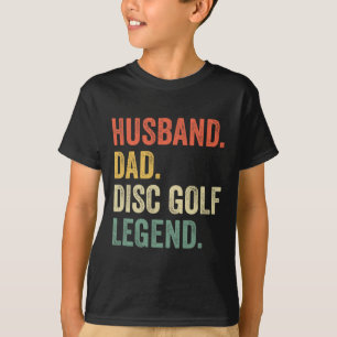T-shirt Disc Golf Drôle de Papa Légende Fête des Pères