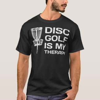 T-shirt Disc golf est ma thérapie disque golf frisbee spor