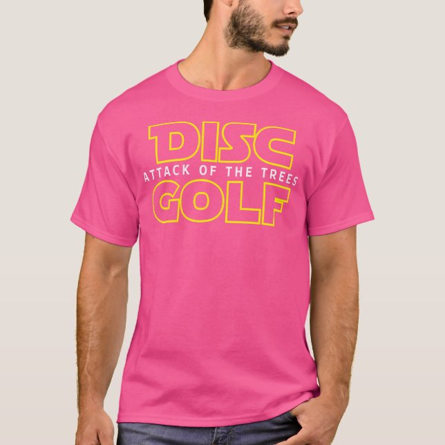 T-shirt Disc Golf Men Disc Golf Trees (Devant)