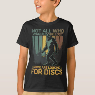 T-shirt Disc Golf Sasquatch Bigfoot Disc Golfer Funny Disc