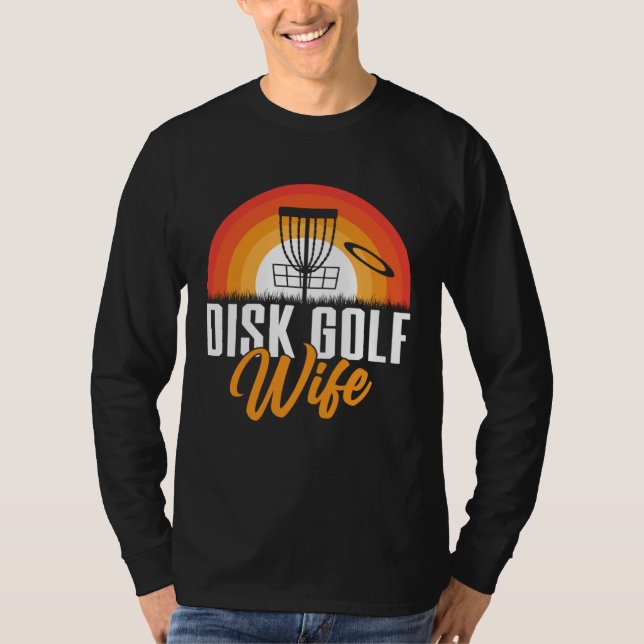 T-shirt Disc Golf Wife Golfing Player  Golfer Sports Graph (Devant)